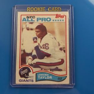 1982 Topps Laurence Taylor #434 Rookie Card see pics (for condition) Gradable